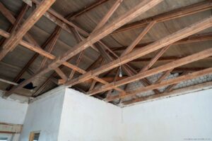 Freigelegter Dachstuhl