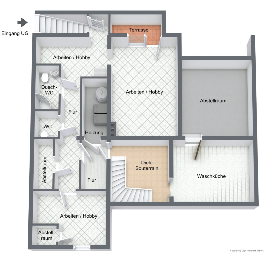 Grundriss 3D UG