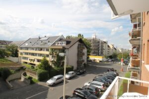 Blick vom Balkon