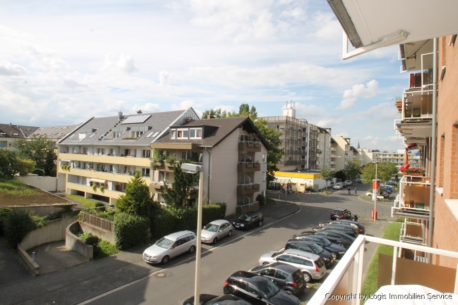 Blick vom Balkon