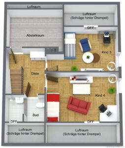 Grundriss DG 3D