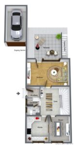Grundriss EG 3D