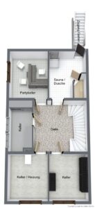 Grundriss KG 3D