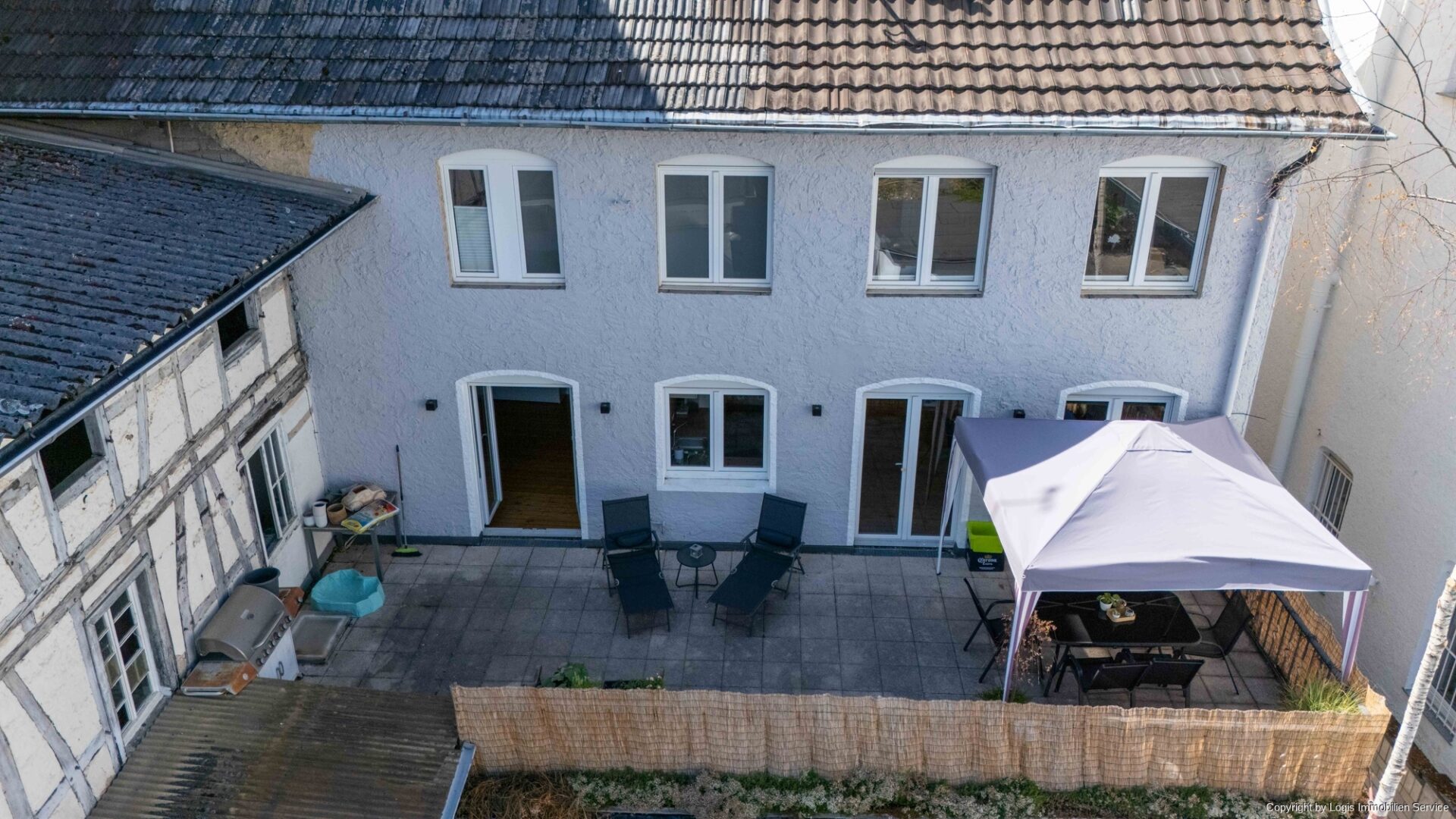 Luftaufnahme Rückseite