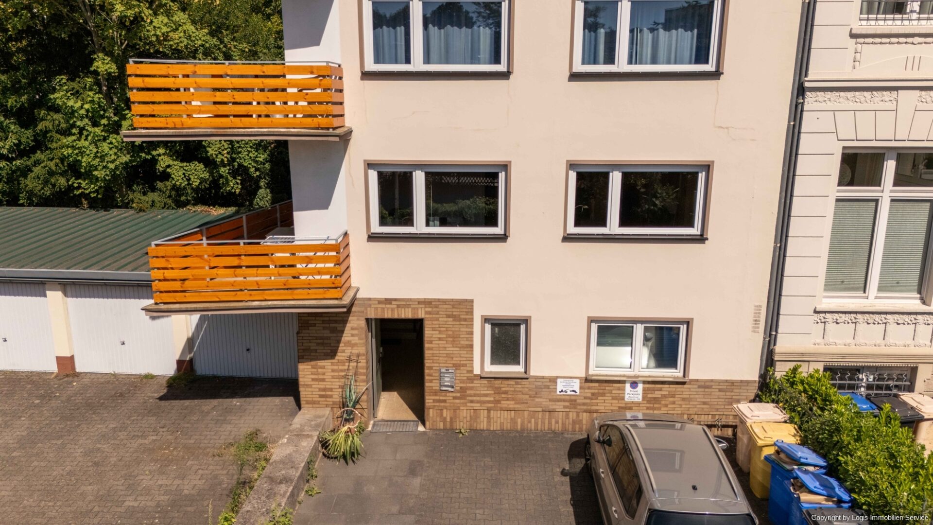 Wohnung im 1. OG außen