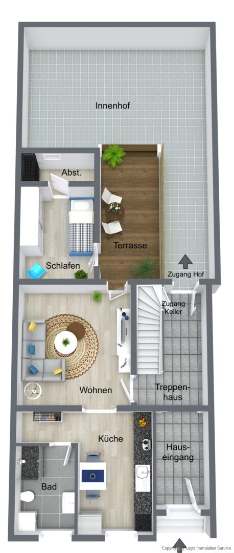 Grundriss 3D EG