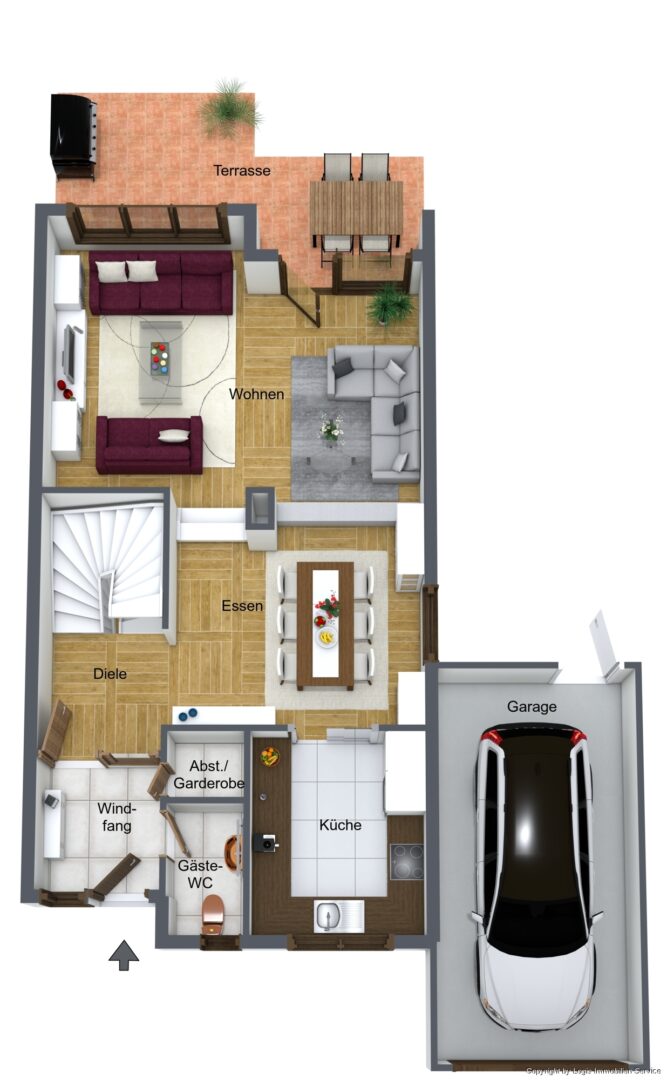 Grundriss EG_3D