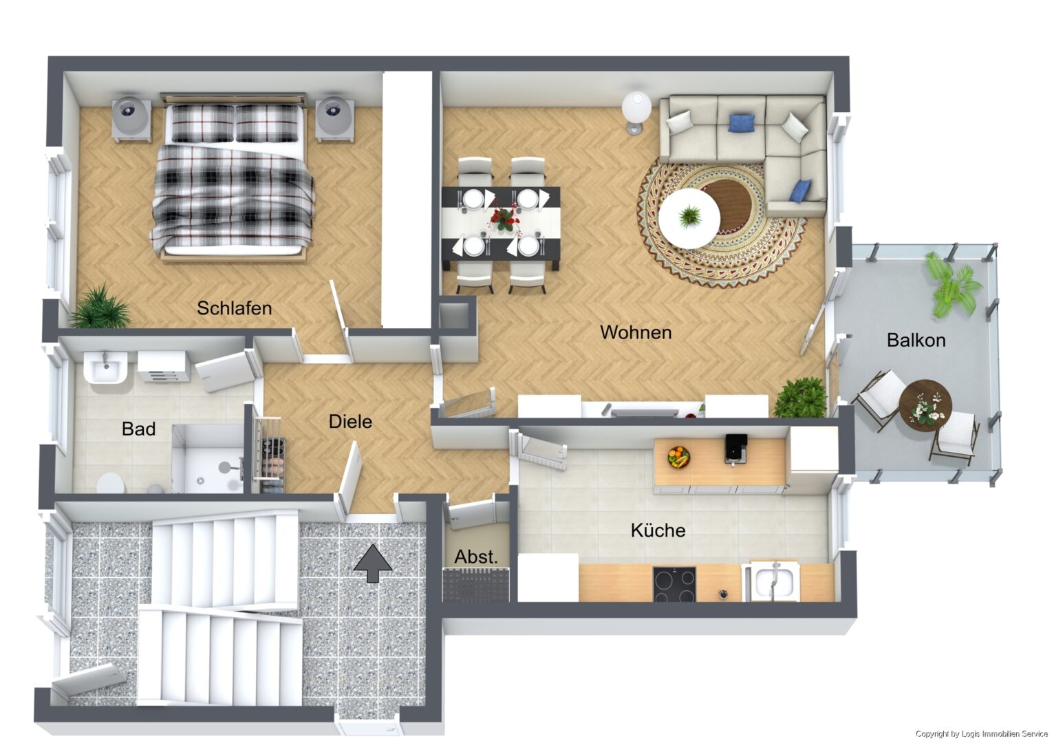 Grundriss 3D
