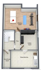 Grundriss KG_3D